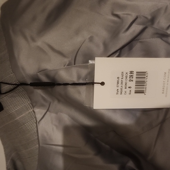 BARDOT RAQUELA CROP BLAZER SIZE4 - Picture 5 of 5